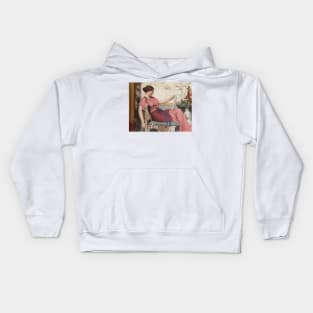 An Amateur by John William Godward Kids Hoodie